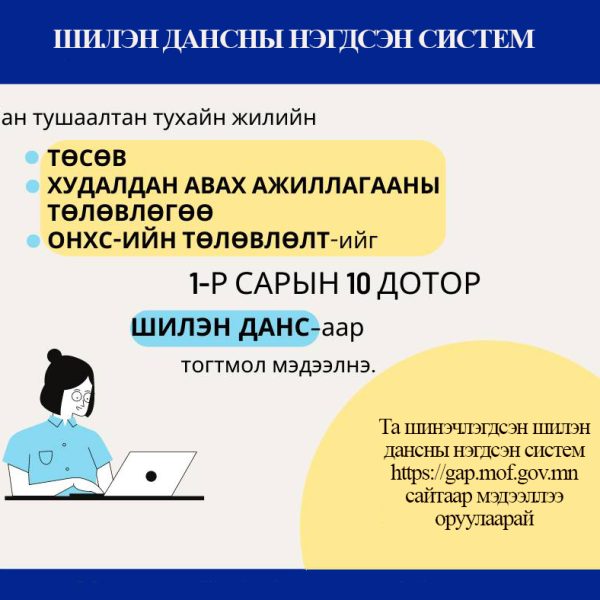 Хугацаандаа мэдээллээ байршуулна уу