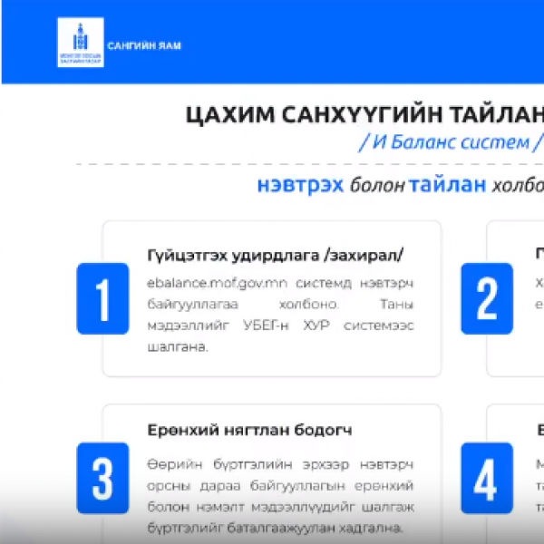 ХХОАТ-ын тайлан гаргах заавар хичээл. 2024.01.10