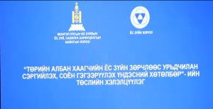 Read more about the article ҮНДЭСНИЙ ХӨТӨЛБӨРИЙН ТӨСӨЛД ОЛОН НИЙТЭЭС САНАЛ АВЧ ЭХЭЛЛЭЭ
