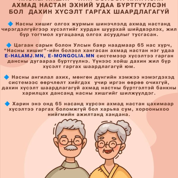 “НАСНЫ ХИШИГ”-ИЙН БОЛЗОЛ