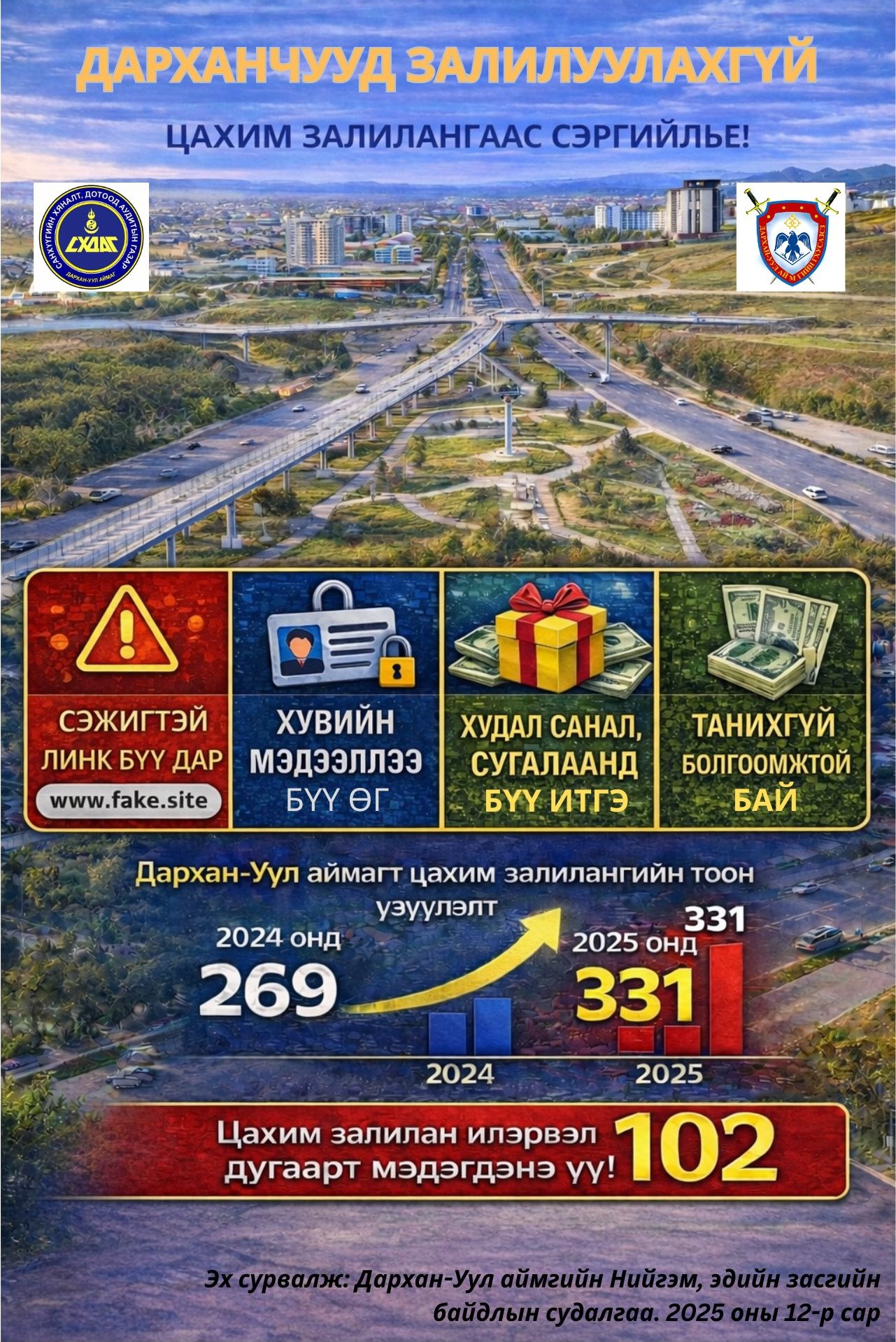 “Дарханчууд залилуулахгүй” аянд Санхүүгийн хяналт, дотоод аудитын газар нэгдэж байна.