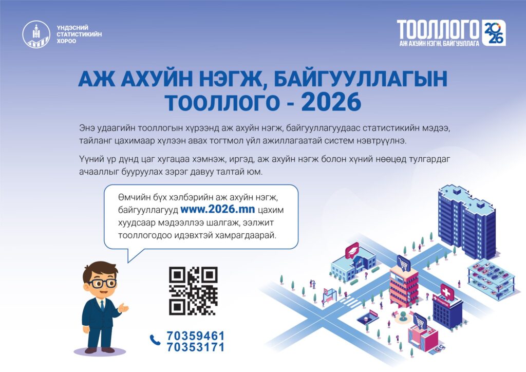 ААНБ-ын тооллогодоо хамрагдаарай.