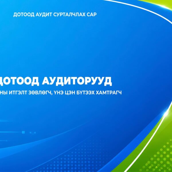 Дотоод аудиторууд бол зөвхөн алдаа, зөрчил илрүүлэгчид биш.