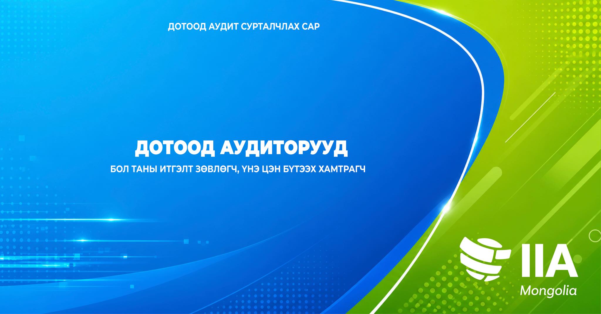 You are currently viewing Дотоод аудиторууд бол зөвхөн алдаа, зөрчил илрүүлэгчид биш.
